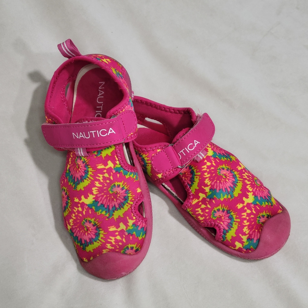 Nautica Kids Vibrant Pink and Green Water Shoes